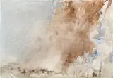 Gottfried Salzmann, o.T., Aquarell auf Papier