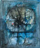 Sakrale Meditation by Hans Staudacher, 1958/59, Öl auf Leinwand, sold Jan 2016