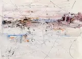o.T. by Hans Staudacher, 1976, Mischtechnik auf Papier; ungerahmt, sold Jan 2016