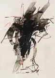 Zum Kreuz hin by Hans Staudacher, 1968, Mischtechnik auf Papier, sold Jan 2016