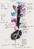 Poesie objective by Hans Staudacher, Mischtechnik auf Papier; ungerahmt, sold Jan 2016