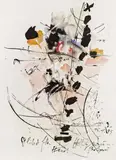 o.T. by Hans Staudacher, 1995, Mischtechnik auf Papier; ungerahmt, sold Jan 2016