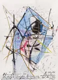 o.T. by Hans Staudacher, 1979, Mischtechnik auf Papier, ungerahmt, sold Jan 2016