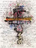 o.T. by Hans Staudacher, 1988, Mischtechnik auf Papier, sold Jan 2016
