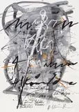 o.T. by Hans Staudacher, 1988, Mischtechnik auf Papier; ungerahmt, sold Jan 2016