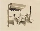 Wilhelm Thöny, Auf der Terrasse