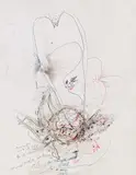 Various Artists, Konvolut aus zwei Arbeiten (diverse Künstler wie Hans Staudacher, Peter Sengl, …), Mischtechnik auf Papier; ungerahmt