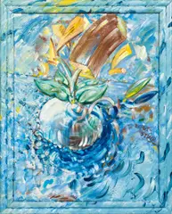 Christian Ludwig Attersee, Braut-Stück, 1982, acrylic and varnish on canvas