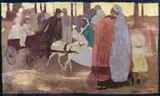 Carl Moser, In the park, c. 1904, oil on canvas
