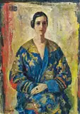 Wilhelm Thöny, Portrait of Thea Trautner, 1924, oil on canvas