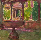 Carl Moll, Monastery cloister San Gregorio in Venice
