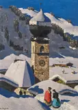 Alfons Walde, Tiroler Bergdorf (Auracher Kirchl)