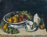 Robin Christian Andersen, Fruit still life with pot and cup