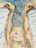 Maria Lassnig, Zwischen zwei Welten