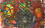 Peter Pongratz, Höllentor, 1993, mixed media on paper
