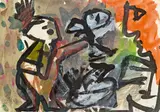 Siegfried Anzinger, Untitled, 1986, gouache on paper