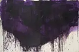 Hermann Nitsch, Schüttbild mit pastoser Malerei