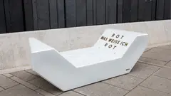 Nives Widauer, MQ courtyard furniture "Austria, hard foam