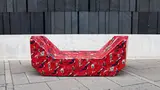 Margit Nobis, MQ courtyard furniture "France": CITOYEN/NE, hard foam