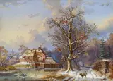 Remigius Adrianus Haanen, Village in winter
