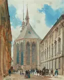 Rudolf von Alt, Church of St. James in Brno