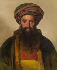 Friedrich von Amerling, Turkish man, 1840, oil on canvas