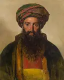 Friedrich von Amerling, Turkish man, 1840, oil on canvas