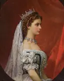 Empress Elisabeth and emperor Franz Joseph I. by circle of Franz Russ, c. 1867, oil on cardboard, offered Nov 2015