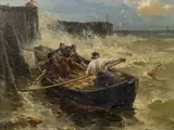 Josef Wopfner, Rough going ashore
