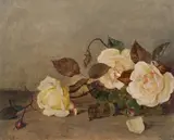Marie Egner, Still life with roses