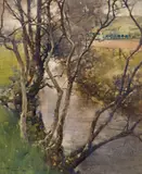 James Paterson, Landscape with a stream in Moniaive