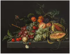 Jacob van Walscapelle, Still life with butterflies, c. 1670, oil on canvas