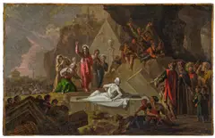 Abraham Hondius, The Raising of Lazarus, oil on canvas