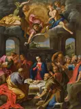 Adoration of the Kings by Giuseppe Cesari, called Cavalier d'Arpino , circle of, oil on copper, sold Nov 2015