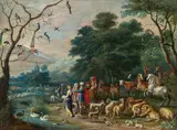 Engel Ergo, Noah's ark, c. 1650, oil on copper