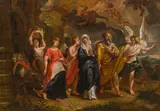 follower of Peter Paul Rubens, Sodom and Gomorrah, oil on canvas