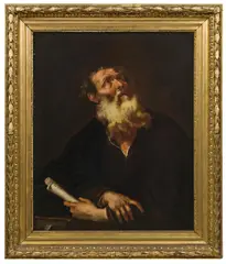 Giuseppe Assereto, Prophet, c. 1650, oil on canvas