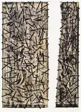 Lohengrin by Günther Uecker, 1986, colour lithograph on paper, edition: 91/100; unframed, sold Oct 2015