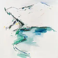 Brigitte Bruckner-Mikl, Frühlingsfrisch, 2014, oil on canvas