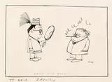 Paul Flora, Political cartoon: Passt net ganz!