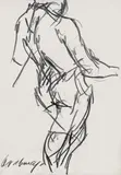 Franz Grabmayr, Nude from the back