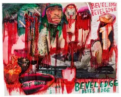 Thomas Hirschhorn, Bevel Edge, 2003, mixed media, collage on paper