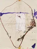 Anton Henning, Junkie, 1989, mixed media, collage on paper; unframed