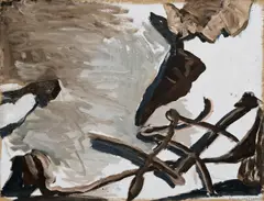 Kurt "kappa" Kocherscheidt, Ornament IV/V, 1980, oil on paper