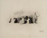 Karl Korab, Untitled, 1980, charcoal on paper