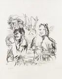 Pan (17 original lithographs and one colour-serigraphy fot the Knut Hamson's novel) by Oskar Kokoschka, 1975/76, Torinoko Japanese paper; unframed in original portfolio, sold Oct 2015