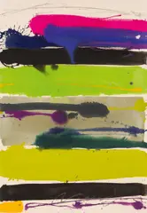 Untitled by Peter Marquant, 2011, tempera on canvas, sold Oct 2015