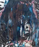 Arnulf Rainer, Faces (Goya with Rainer) from the Goya-Series, 1983, mixed media on photograph