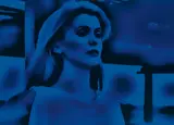 Jeanne Szilit, Catherine Deneuve - Moonless Nights, 2011, C-Print, acrylic/Aludibond