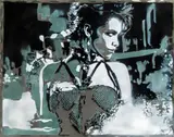 Wolfgang Uranitsch, Sin City Rosario Dawson, acrylic spray on iron; edition 2/6